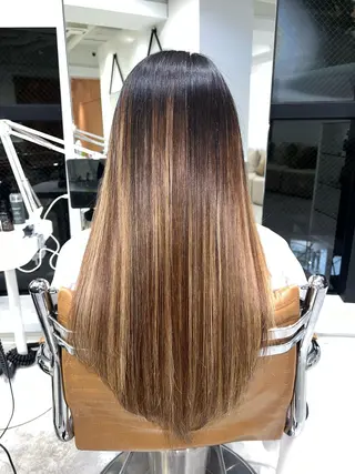 ロング 透明感カラー/ RIKO🌺🥥のヘアスタイル