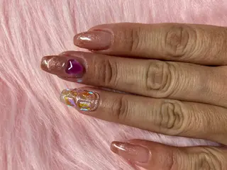 ネイル rukianail 新里のネイルデザイン