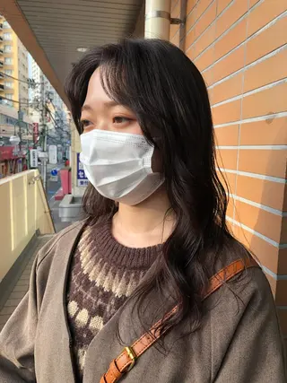 ロング カラー bococa りんのヘアスタイル
