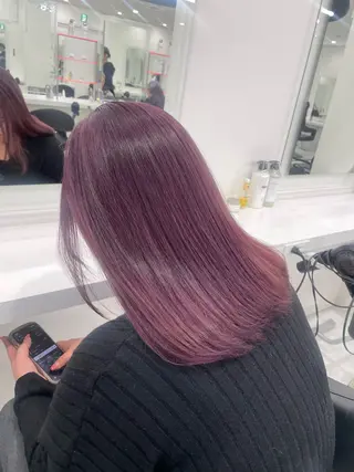 ロング カラー 大人っぽ韓国🤍ブリ ーチ/mitsukiのヘアスタイル