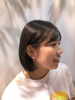 ショート カラー 斉藤 瑞恵のヘアスタイル