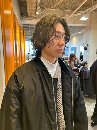 メンズ デザインパーマ🌀 KAISEIのヘアスタイル