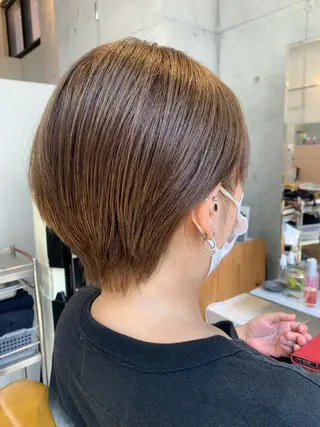 ショート カラー ルーツカラー/ デザインカラー/井川のヘアスタイル