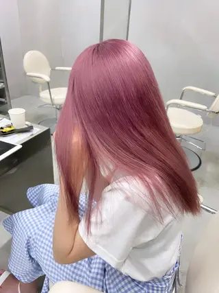 ロング カラー yuna/ボブカット /ハイトーンカラーのヘアスタイル