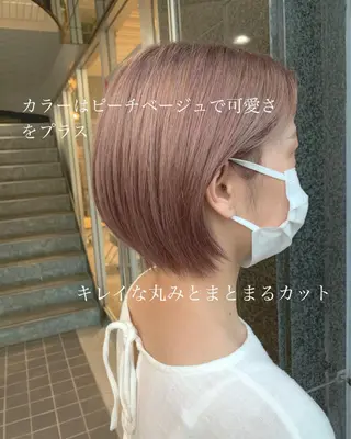 ショート 韓国風/顔周りカット /髪質改善RYOTAのヘアスタイル