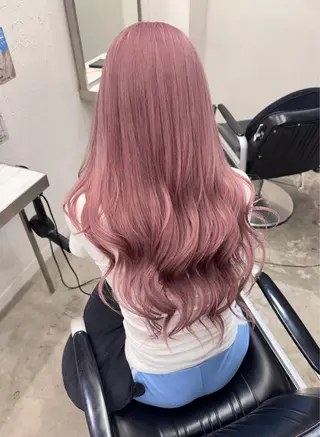 ロング カラー ハイトーン/レイヤー /艶カラー🎀のヘアスタイル