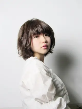 ショート ブルーム yukiのヘアスタイル