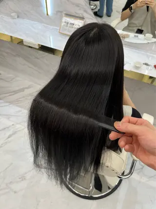 ロング 髪質改善縮毛矯正🫧 村上蒼生のヘアスタイル