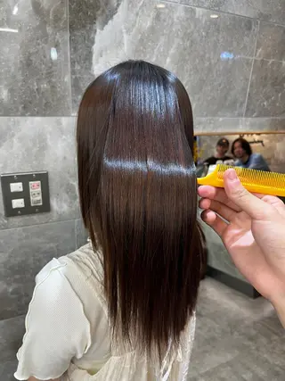 ミディアム レイヤーカット/韓国 /伊藤 怜のヘアスタイル