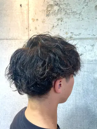 ショート パーマ メンズ メンズスタイル / 宮澤蓮のヘアスタイル