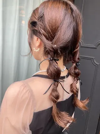 セミロング 髪質改善🌸 タケウチハナノのヘアスタイル