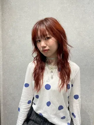 ロング Daisy🎀透け感 カラー🎀JUNAのヘアスタイル