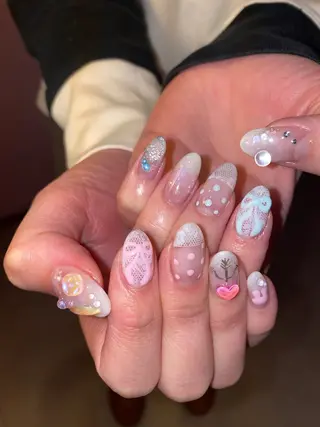 ネイル NICO nail　三軒茶屋店　ネイル＆アイラッシュ所属・oichan 𖦹°‧のネイルデザイン