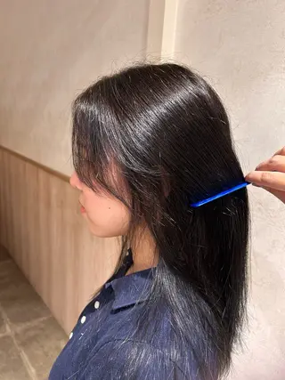 セミロング カラー 透明感カラー/ トリートメント🌷のヘアスタイル