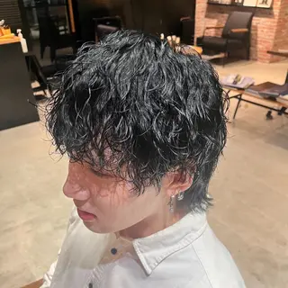 カラー メンズ 田中 美月 /大宮ハイライトのヘアスタイル