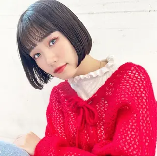 ショート カラー ヘアアレンジ 透明感ラベンダー💗 SHOのヘアスタイル