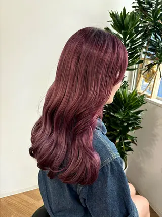 セミロング カラー HIROKO / 透明感暖色カラー🎀のヘアスタイル