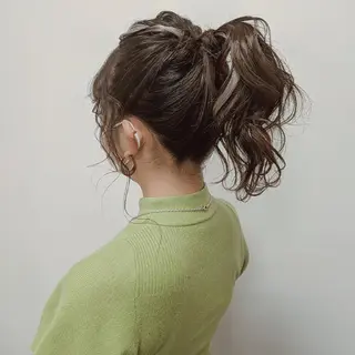 ミディアム ヘアアレンジ PRIVATE SALON EYES所属・EYES リアのマツエク・マツパデザイン