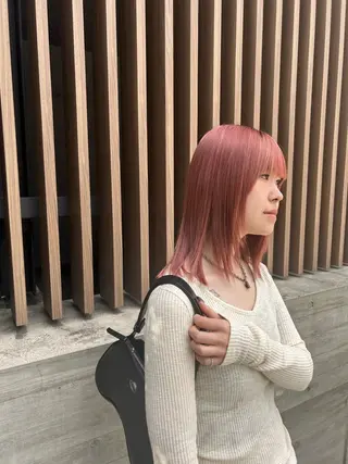 ミディアム カラー MUNi恵比寿 モデル募集中♪のヘアスタイル