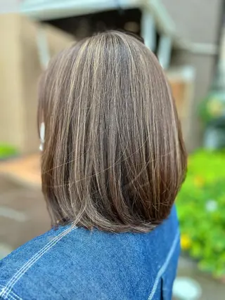 ミディアム カラー olino【西田辺】 KAORIのヘアスタイル