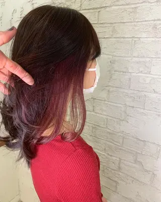 ミディアム カラー ブリーチ特化 ハイトーンRYOYAのヘアスタイル