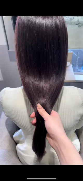 ロング カラー ayano / 透明感・くすみカラーのヘアスタイル