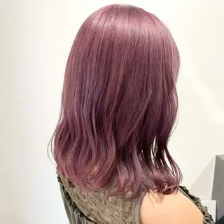 セミロング カラー IwAsh  大和駅店所属・shiho .のヘアスタイル