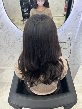 ロング カラー 韓国艶カラー 🇰🇷💎MIUのヘアスタイル