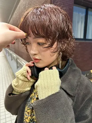 ショート パーマ lelu所属・lelu / 佐々木のヘアスタイル