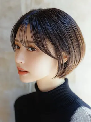 ショート カラー レイヤー×顔周 り×髪質改善/MIUのヘアスタイル