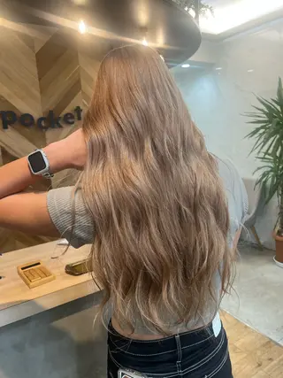 ロング カラー 🩶韓国/似合わせ/ さわ🩶のヘアスタイル