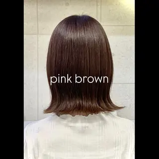 ミディアム カラー タジリ アヤセのヘアスタイル