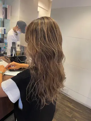 ロング カラー メンズスタイル /メンズパーマ/須藤のヘアスタイル