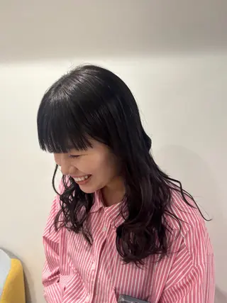 セミロング カラー ブリーチ無しダブル カラー / LINAのヘアスタイル