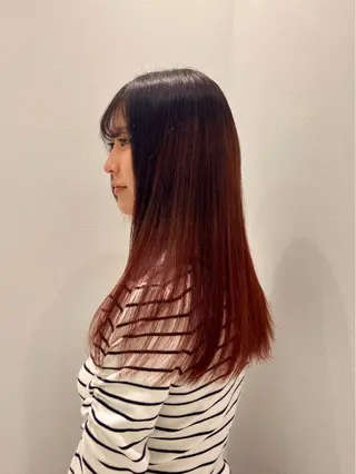 ロング カラー CIEL千葉店【シエル】所属・💙A O I 💙 【縮毛矯正】のヘアスタイル