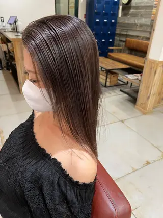 ミディアム hair  design Norm所属・ハイライトバレイヤー ジュ🎨川村聖吾🎨のヘアスタイル
