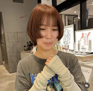 ショート カラー ブリーチ/ショート sakura🎀のヘアスタイル