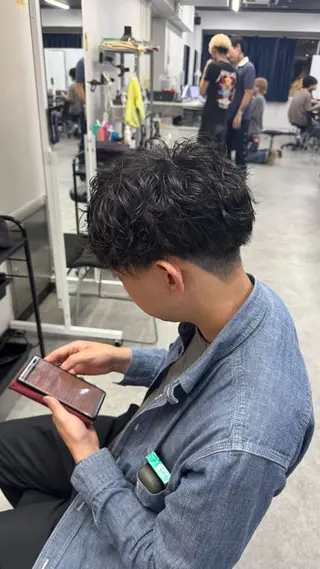 パーマ メンズ ❤️‍🔥メンズ専門 MAMU❤️‍🔥のヘアスタイル