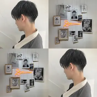 ショート メンズ CLUTCH天王寺 西藤遥河のヘアスタイル