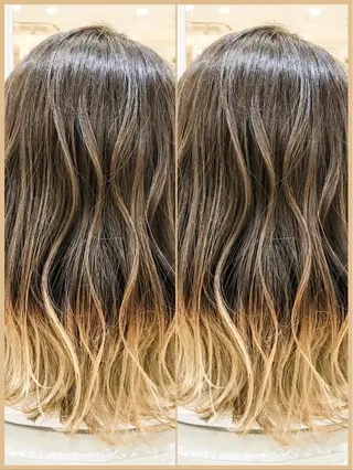 ミディアム 内田 敦士のヘアスタイル