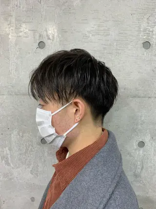 ショート カラー メンズ クセを最大限に活かす メンズパーマ奈良大祐のヘアスタイル