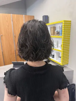 ショート カラー パーマ 原宿と2拠点美容師/ HIKARU🍀のヘアスタイル