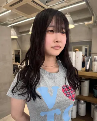 セミロング tetohair ANNAのヘアスタイル