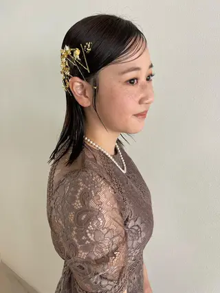 ミディアム oma 袮次金 鈴香のヘアスタイル