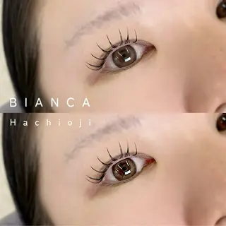マツエク・マツパ 🌐　BIANCA endo 　🌐のマツエク・マツパデザイン