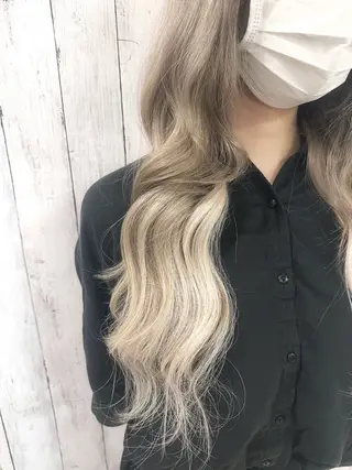ロング カラー ヘアアレンジ エクステ専門店 Vのヘアスタイル