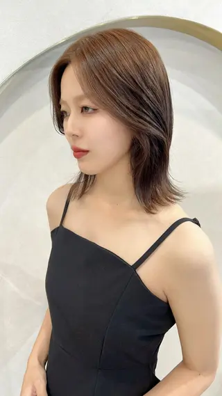 ショート カラー 大阪ヘアカラー ブリーチmarinaのヘアスタイル
