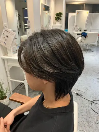 ショート カラー パーマ メンズ ✨髪質改善✨ 梅田蒼のヘアスタイル