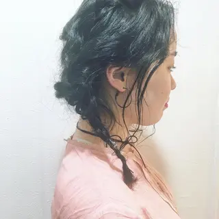 ミディアム セミロング yuki hair所属・yuki watanabeのヘアスタイル