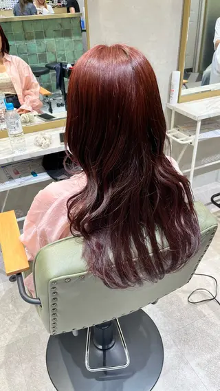 ロング カラー 新宿/アシスタント AiNAのヘアスタイル